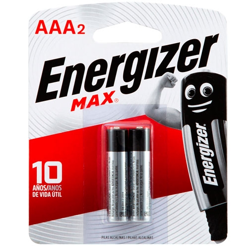 Pila Alcalina AAA Energizer Max x2 und - Tiendas Jumbo