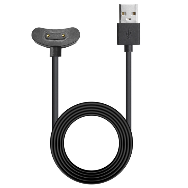 Cable de carga USB negro para Mobvoi Ticwatch Pro 