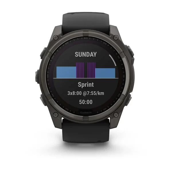 GARMIN FENIX 8 51MM SAPPHIRE SOLAR CARBON GRAY - Imagen 9
