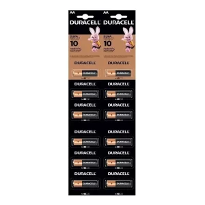 PILAS ALCALINAS DURACELL AA X 12