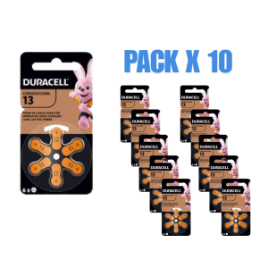 PILAS AUDITIVAS DURACELL N13 PACK 10 BLISTER (60 PILAS)