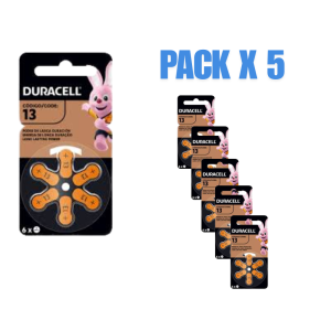 PILAS AUDITIVAS DURACELL N13 PACK 5 BLISTER (30 PILAS)